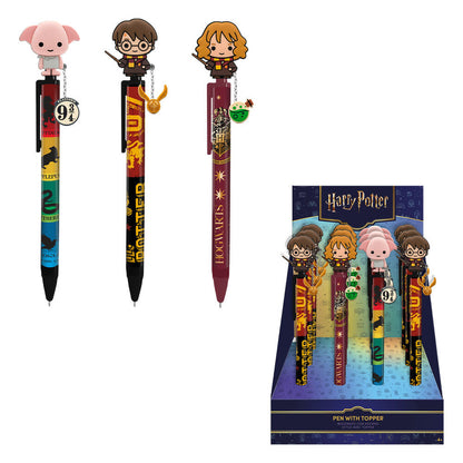 Bolígrafos Harry Potter con topper y charm surtidos