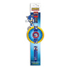 Reloj digital KE02 de Sonic the Hedgehog azul y amarillo