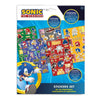 Set de cinco hojas de pegatinas Sonic the Hedgehog