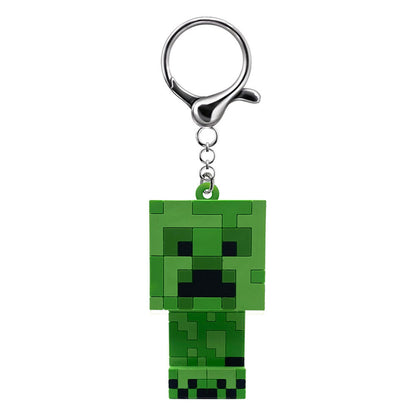 Llavero 3D Creeper de Minecraft con luz - 2