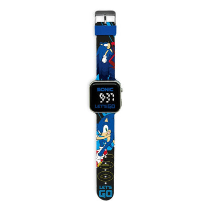 Reloj LED azul de Sonic the Hedgehog con podómetro - 2
