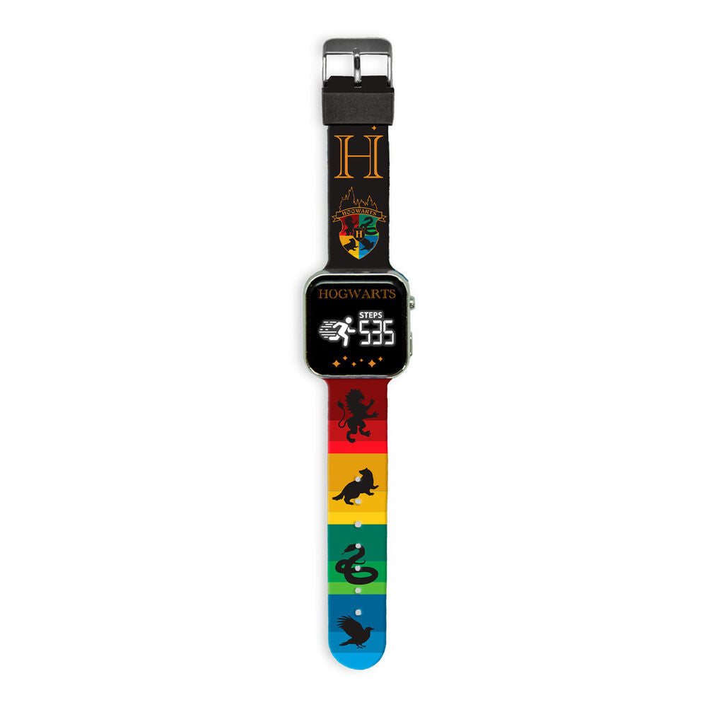 Reloj LED Harry Potter con podómetro y diseño de Hogwarts - 2