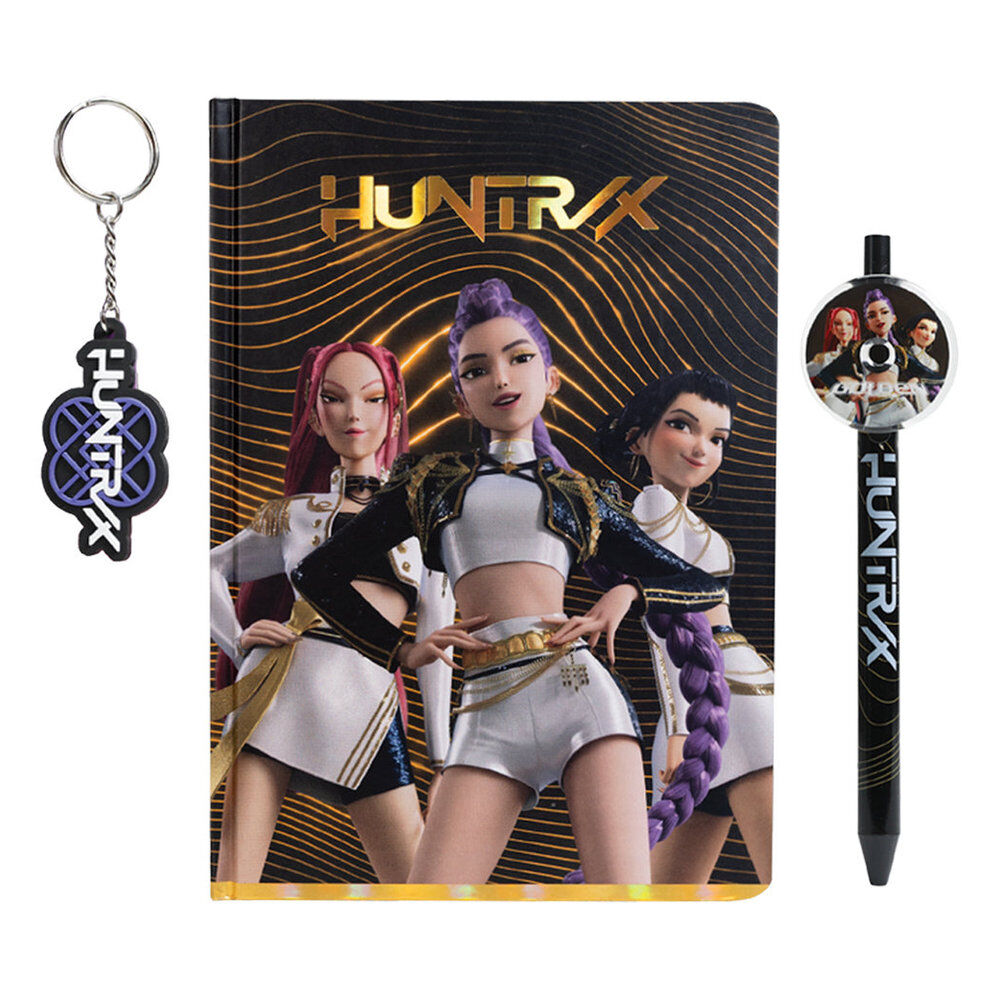Set KPop Demon Hunters con cuaderno, bolígrafo y llavero HUNTR/X - 2