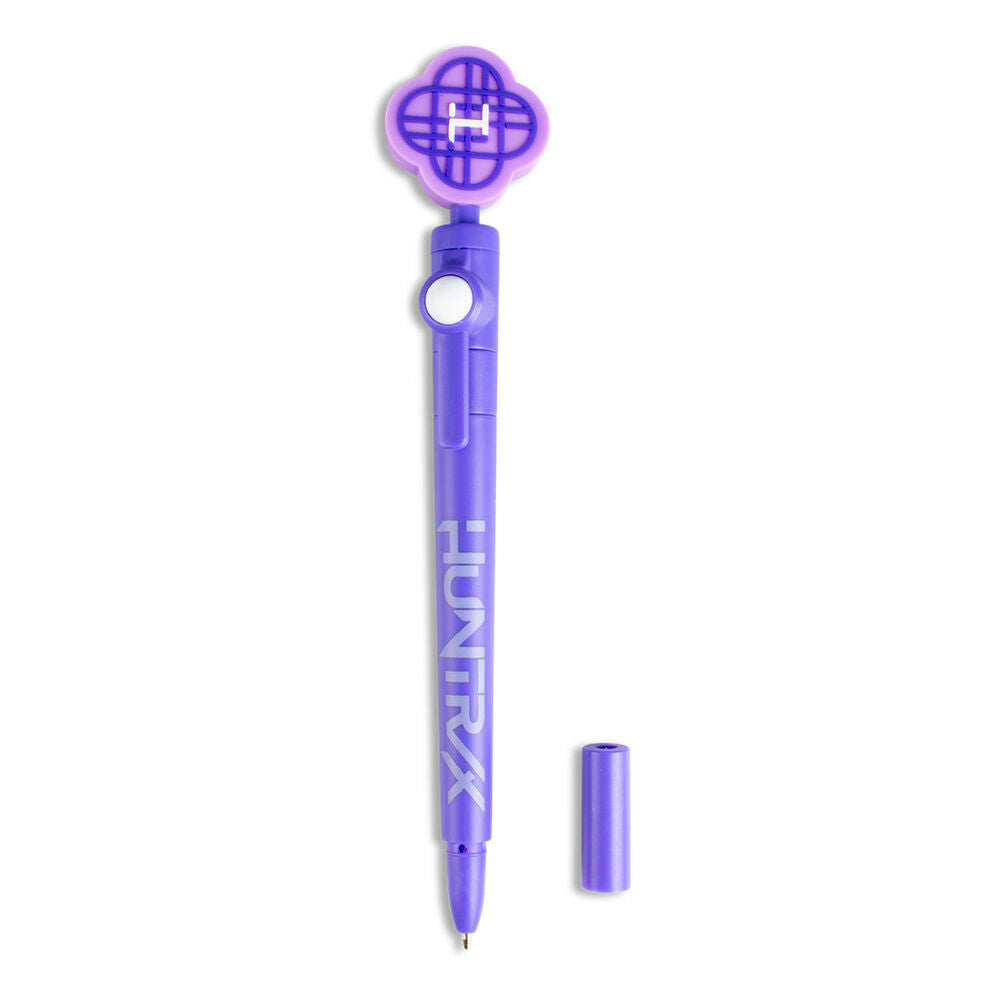 Bolígrafo fidget morado de KPop Demon Hunters en blíster - 2