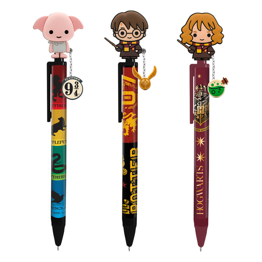 Bolígrafos Harry Potter con topper y charm surtidos - 2