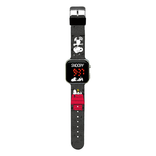 Reloj LED Snoopy Peanuts con correa estampada - 2