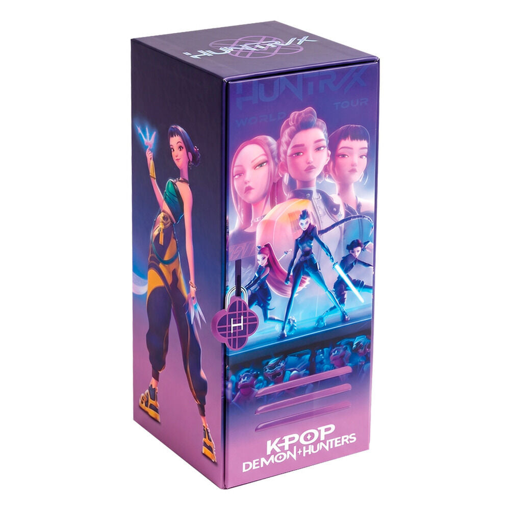 Taquilla con candado KPop Demon Hunters morada y azul - 3
