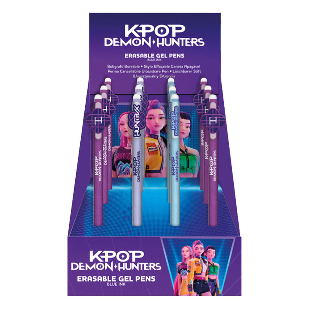 Bolígrafos de gel borrables KPop Demon Hunters en colores surtidos - 3