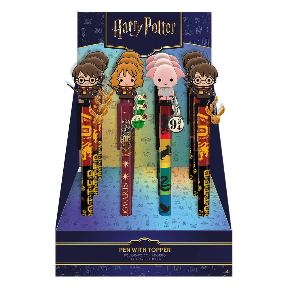 Bolígrafos Harry Potter con topper y charm surtidos - 3