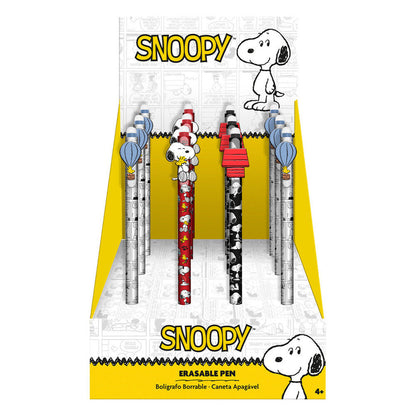 Bolígrafos borrables Snoopy Peanuts surtidos en azul, rojo y negro - 3