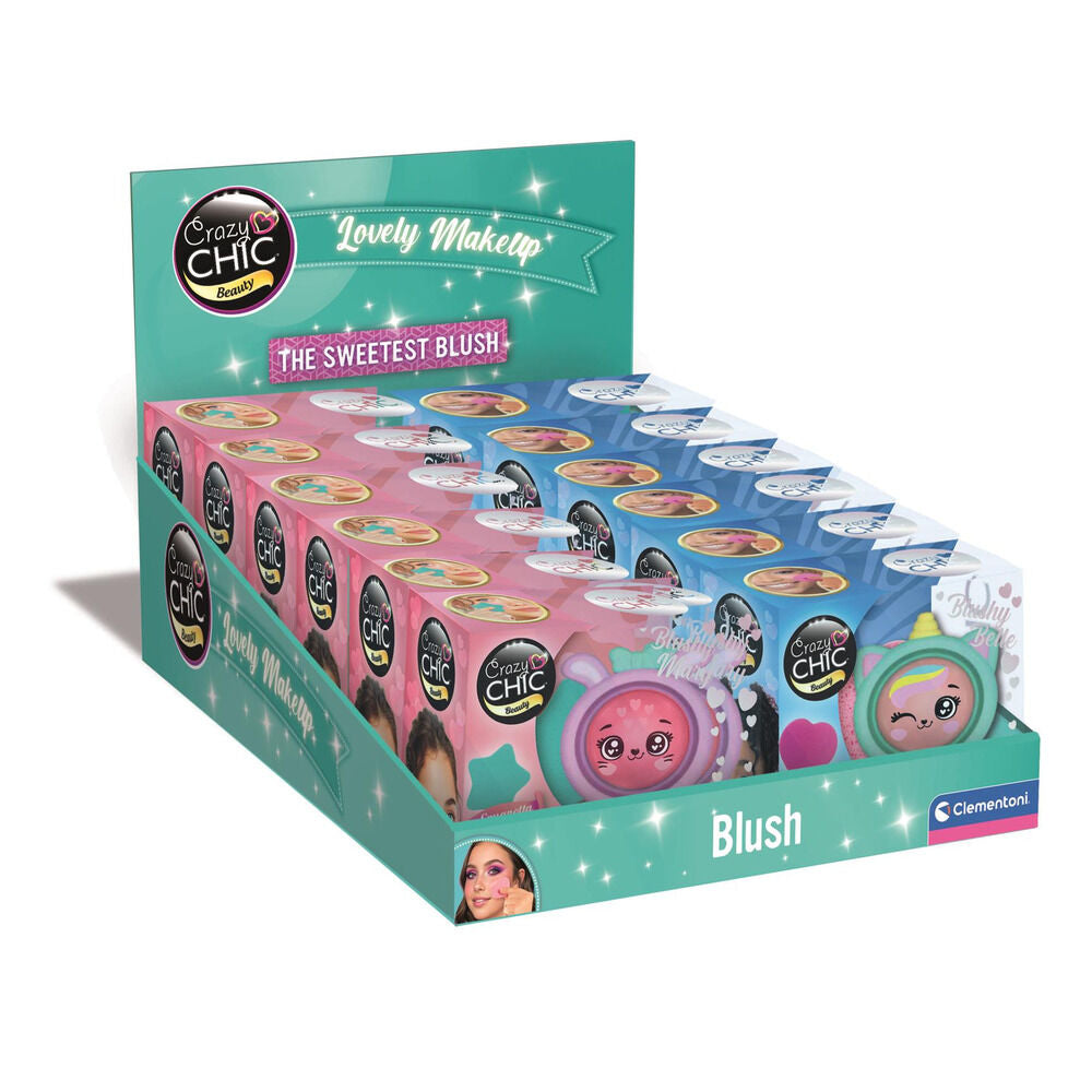 Expositor de colorete Clementoni Crazy Chic The Sweetest Blush