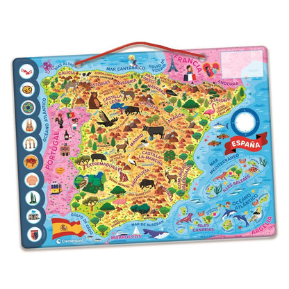 Rompecabezas geopuzzle magnético Clementoni sobre el mapa de España - 2