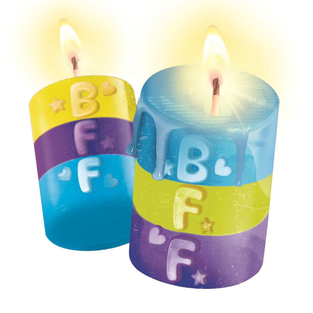 Kit Clementoni Glowmates para crear dos velas artesanales - 2