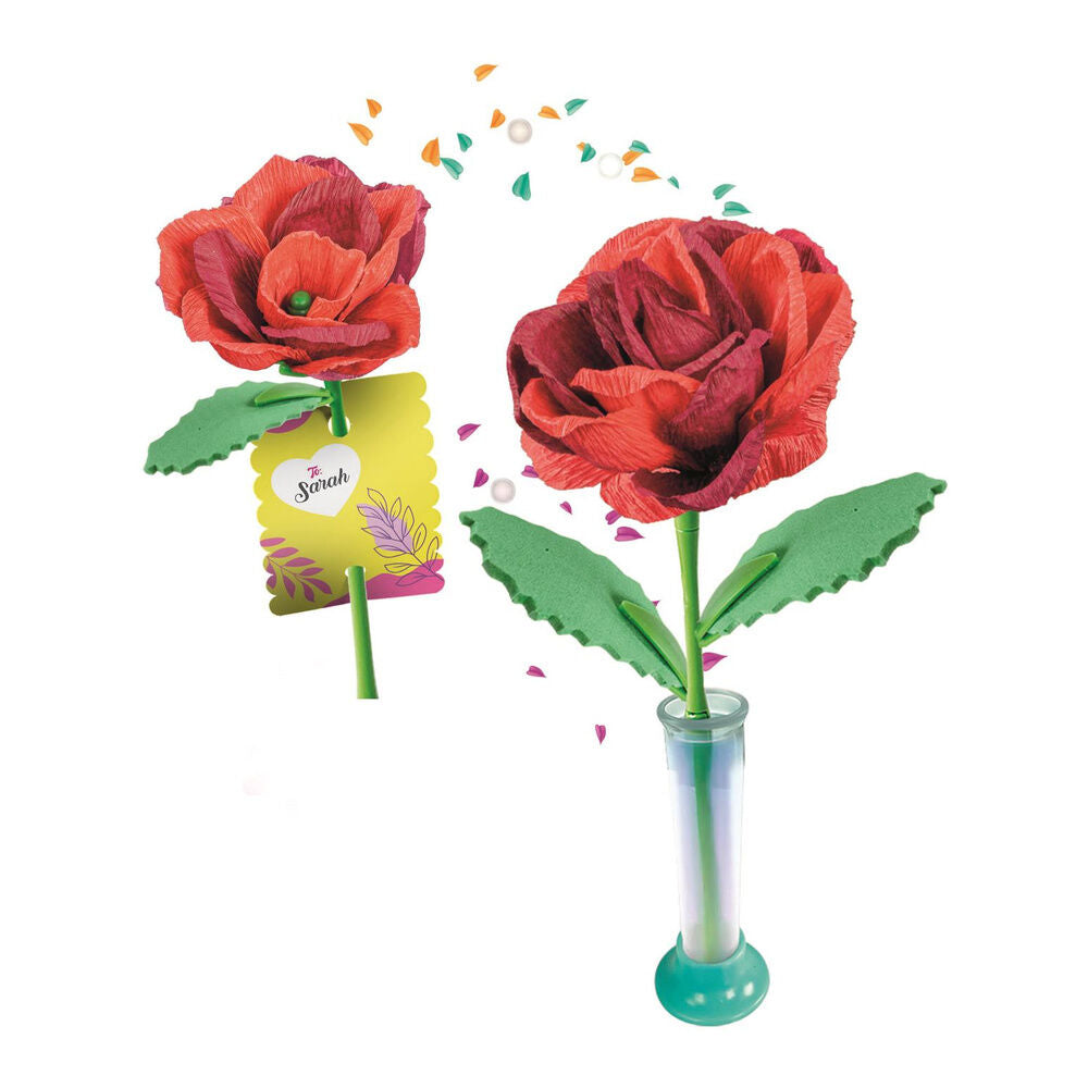 Kit Clementoni Create Your Flowers para montar dos rosas - 2