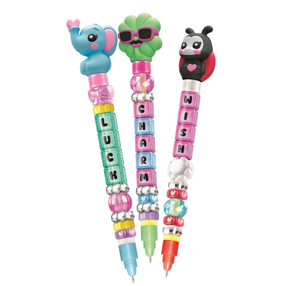 Kit Clementoni Create Your Message Pens con tres bolígrafos decorables - 2