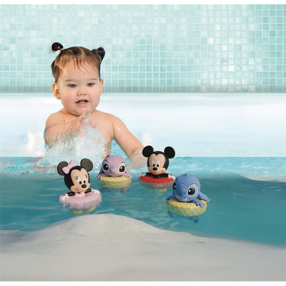 Juguetes de baño Disney con Mickey, Minnie, Stitch y Angel - 3