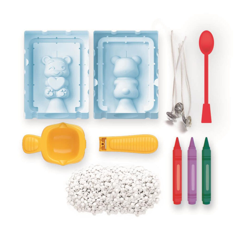 Kit Clementoni Cuddle Light para crear dos velas de ositos - 3