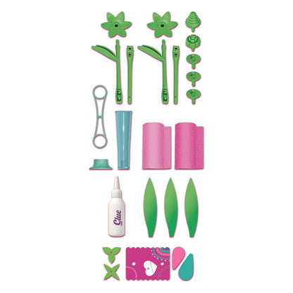 Kit Clementoni Create Your Flowers para crear dos anémonas de papel crepé - 3