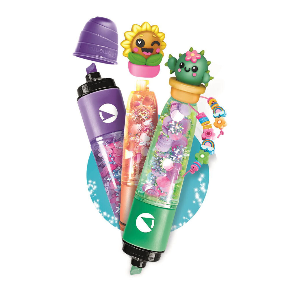 Kit CLEMENTONI Create Your Highlighters con subrayadores decorativos - 3