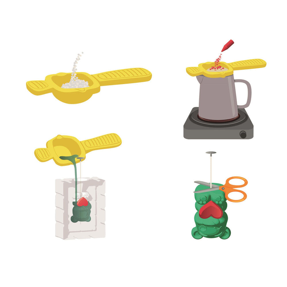 Kit Clementoni Cuddle Light para crear dos velas de ositos - 4