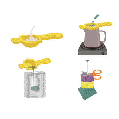 Kit Clementoni Glowmates para crear dos velas artesanales - 4