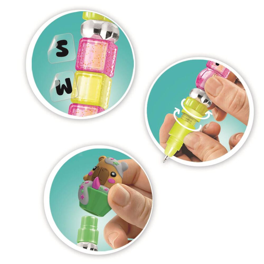 Kit Clementoni Foodies para crear tres bolígrafos personalizados - 4