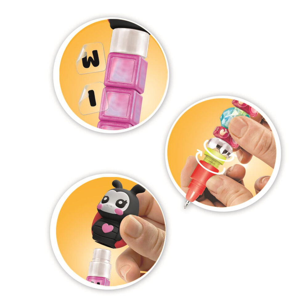 Kit Clementoni Create Your Message Pens con tres bolígrafos decorables - 4