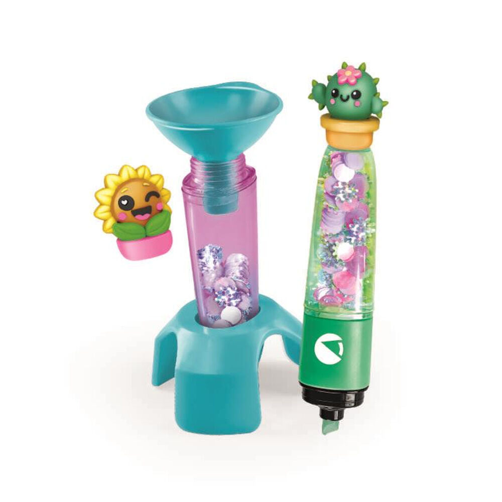 Kit Clementoni Magic Garden para crear dos subrayadores decorados - 4