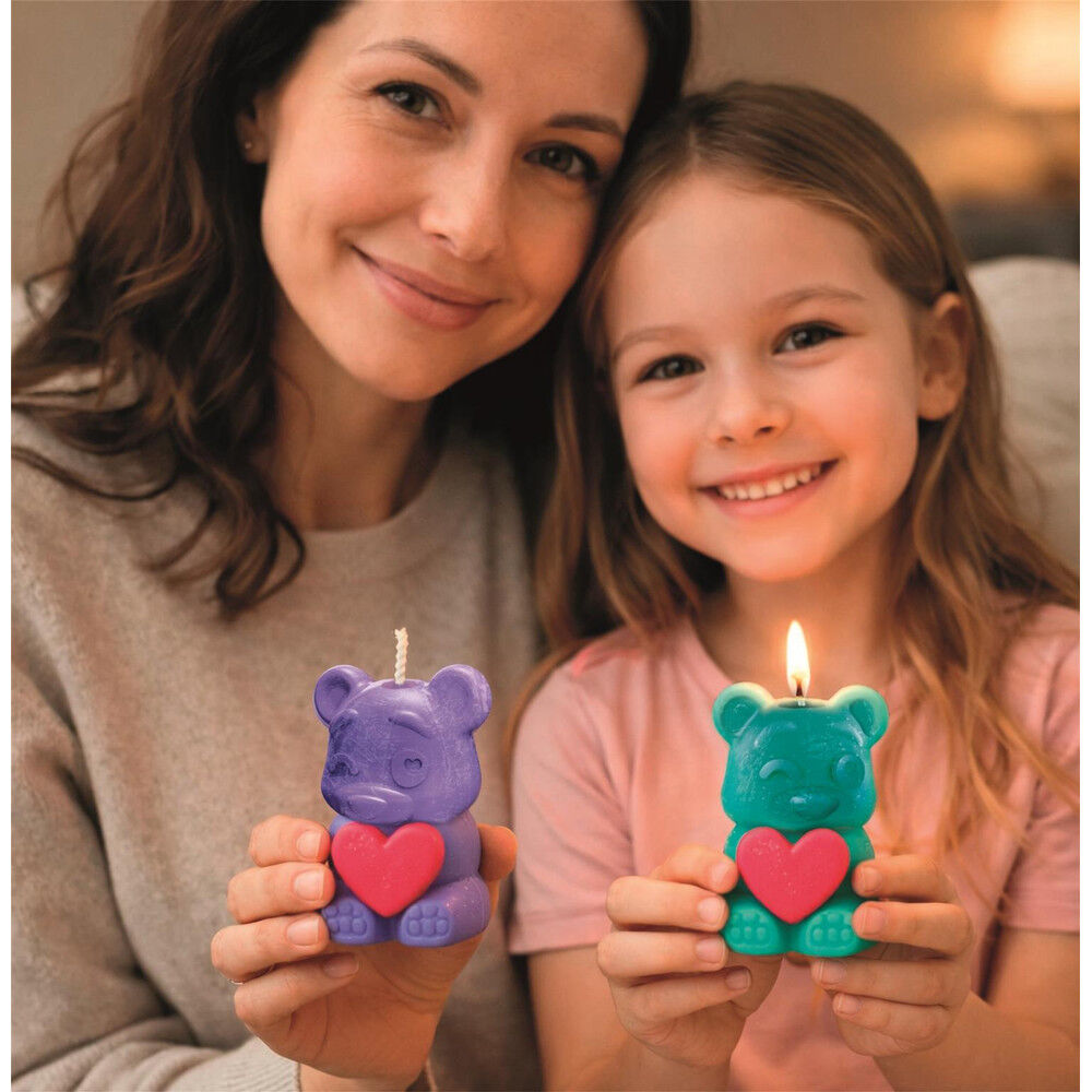 Kit Clementoni Cuddle Light para crear dos velas de ositos - 5