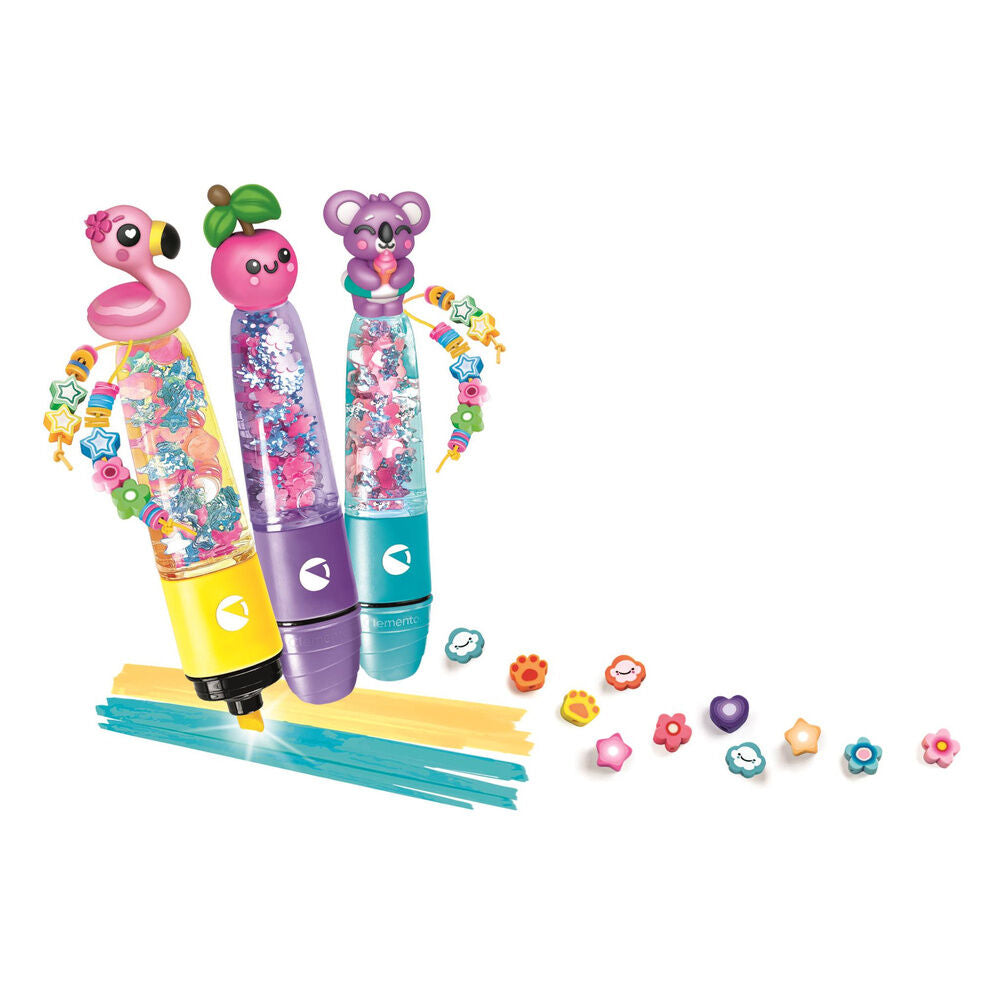 Kit CLEMENTONI Create Your Highlighters con subrayadores decorativos - 5