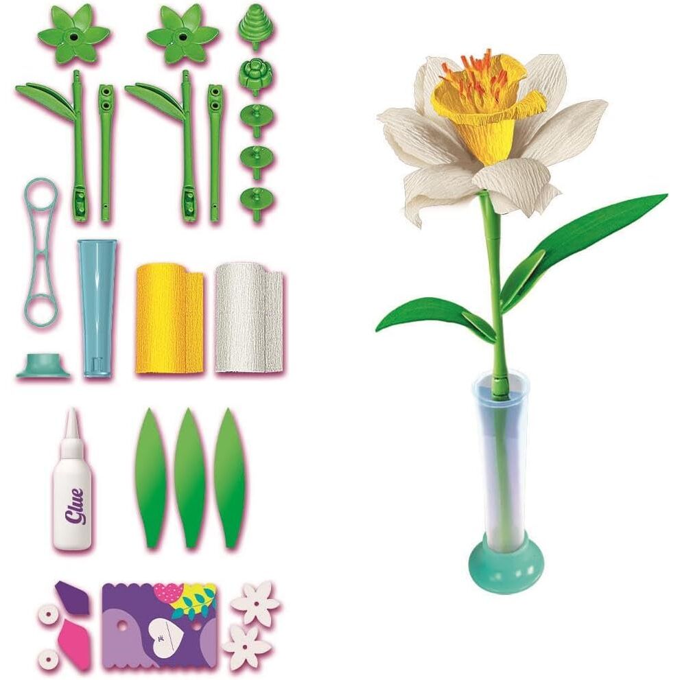 Kit Clementoni Create Your Flowers Narciso para crear dos flores - 3