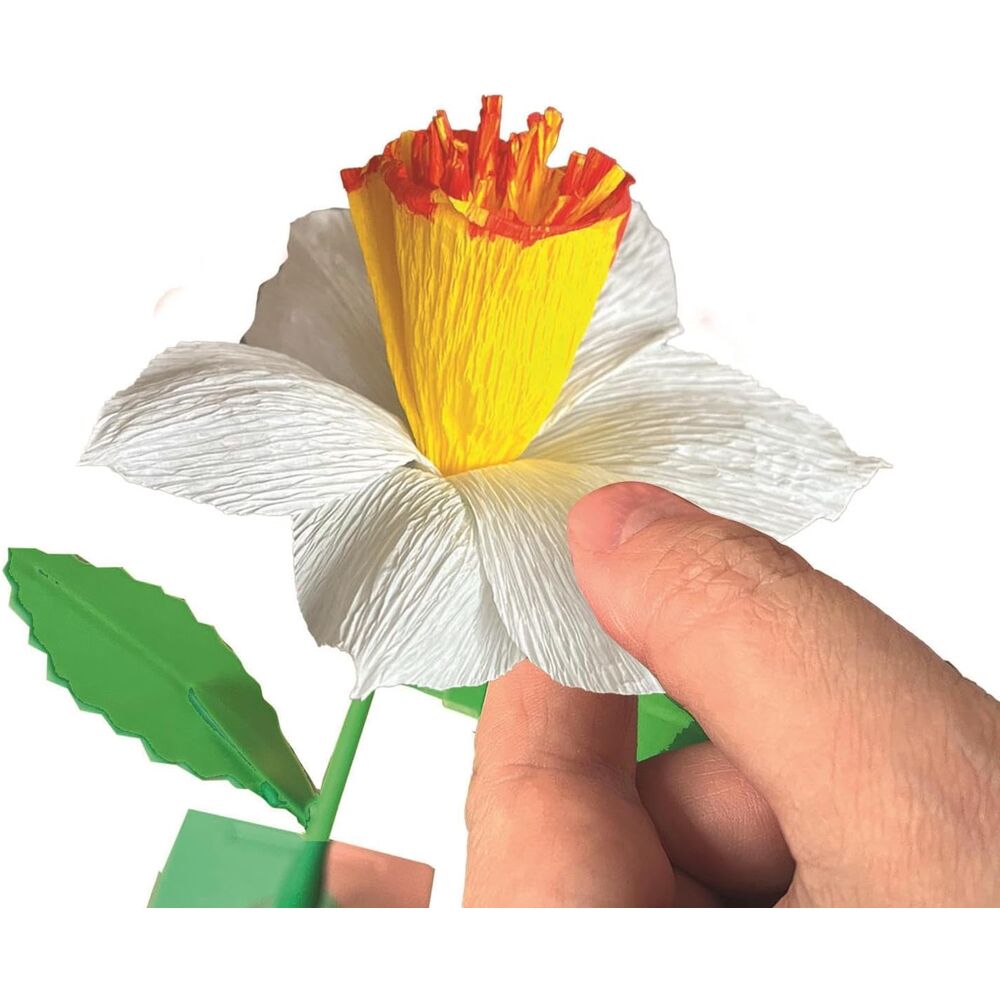 Kit Clementoni Create Your Flowers Narciso para crear dos flores - 4