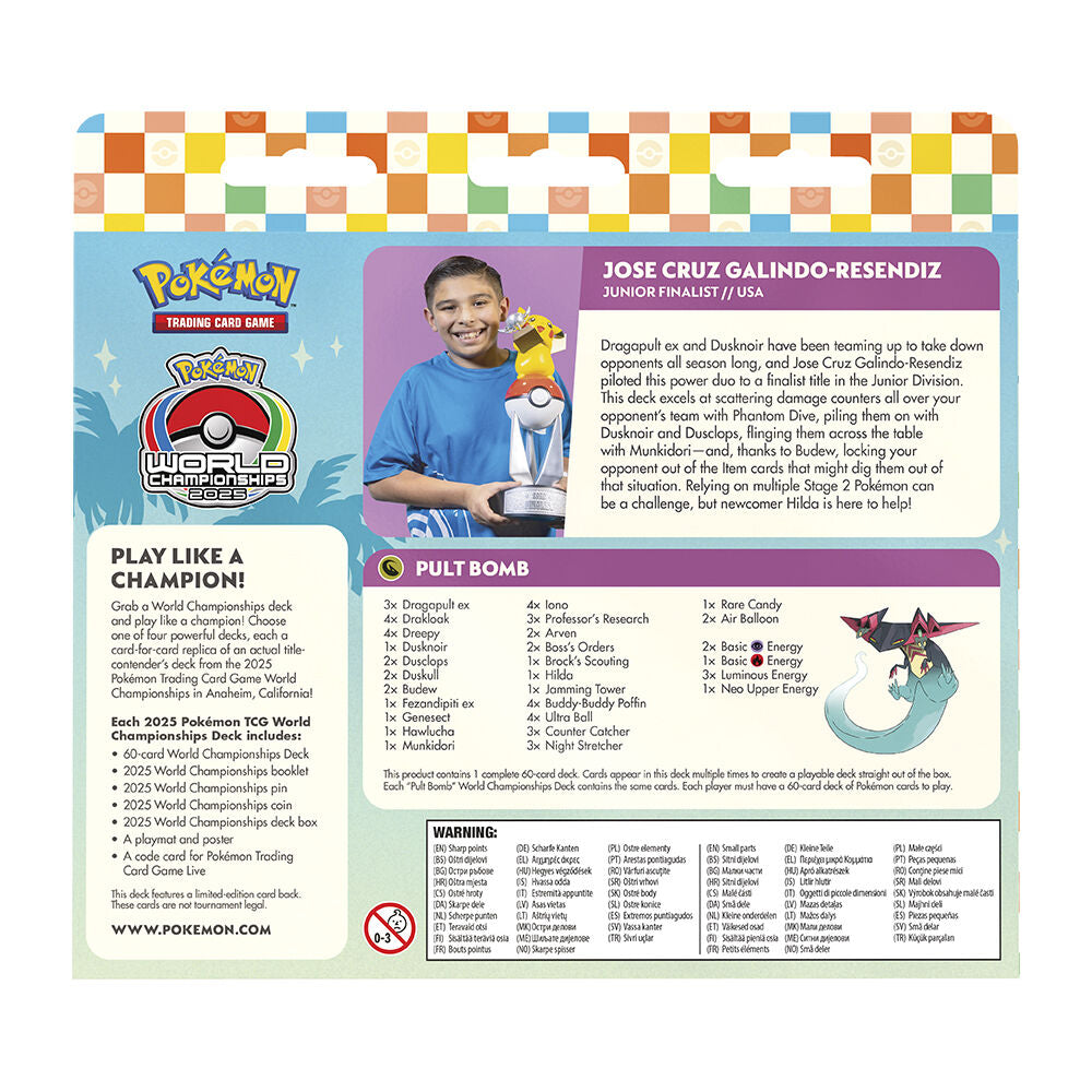 World Championships Deck 2025 de Pokémon en inglés, cuatro variantes - 2