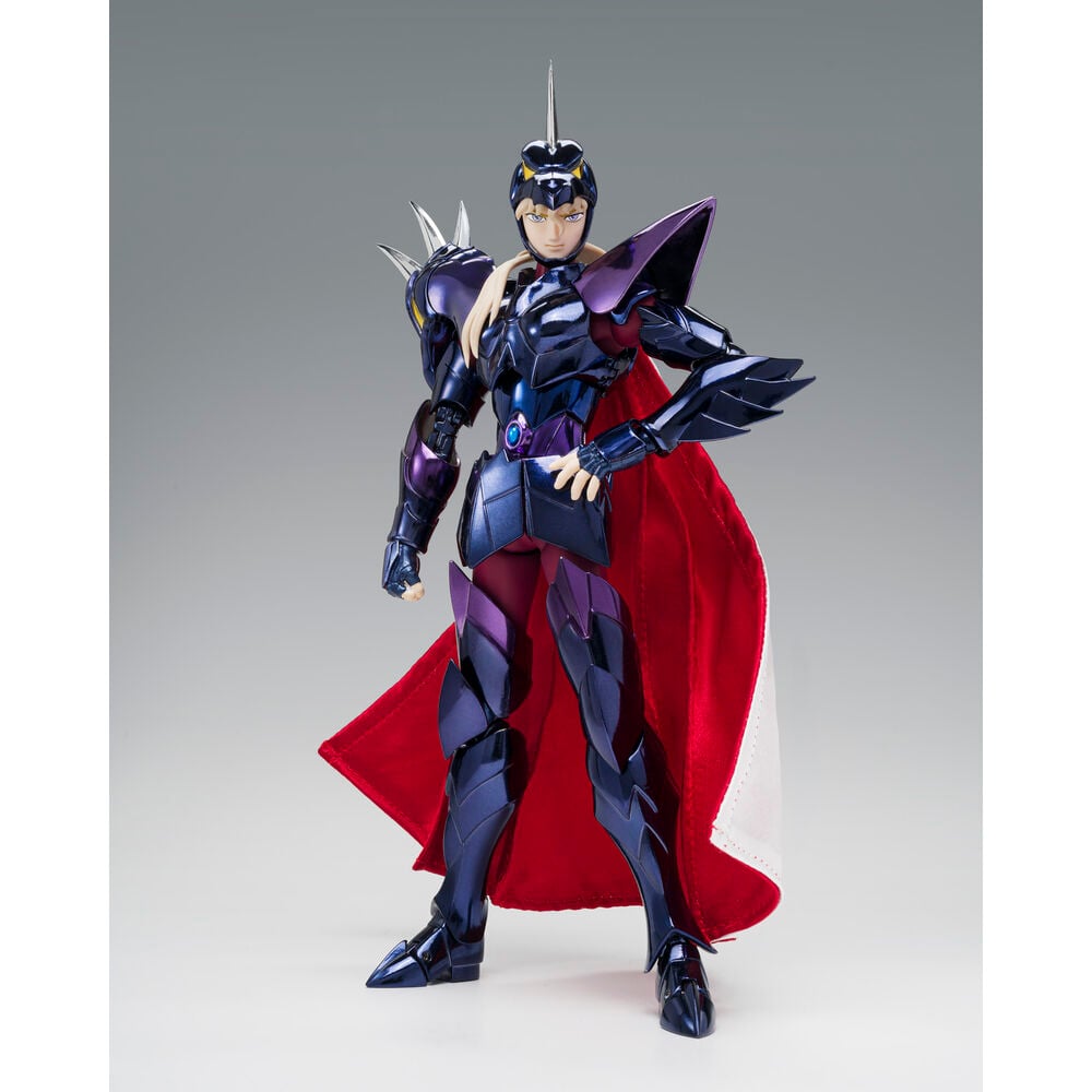 Figura Alpha Dubhe Siegfried Saint Cloth Myth EX con armadura y capa roja