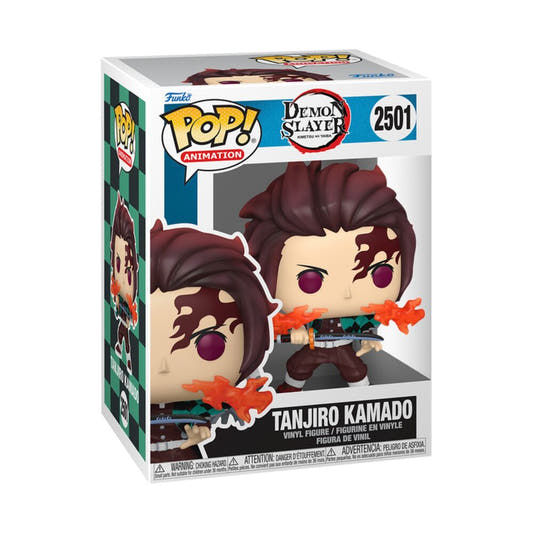 Figura FUNKO POP! de Tanjiro Kamado de Demon Slayer en caja