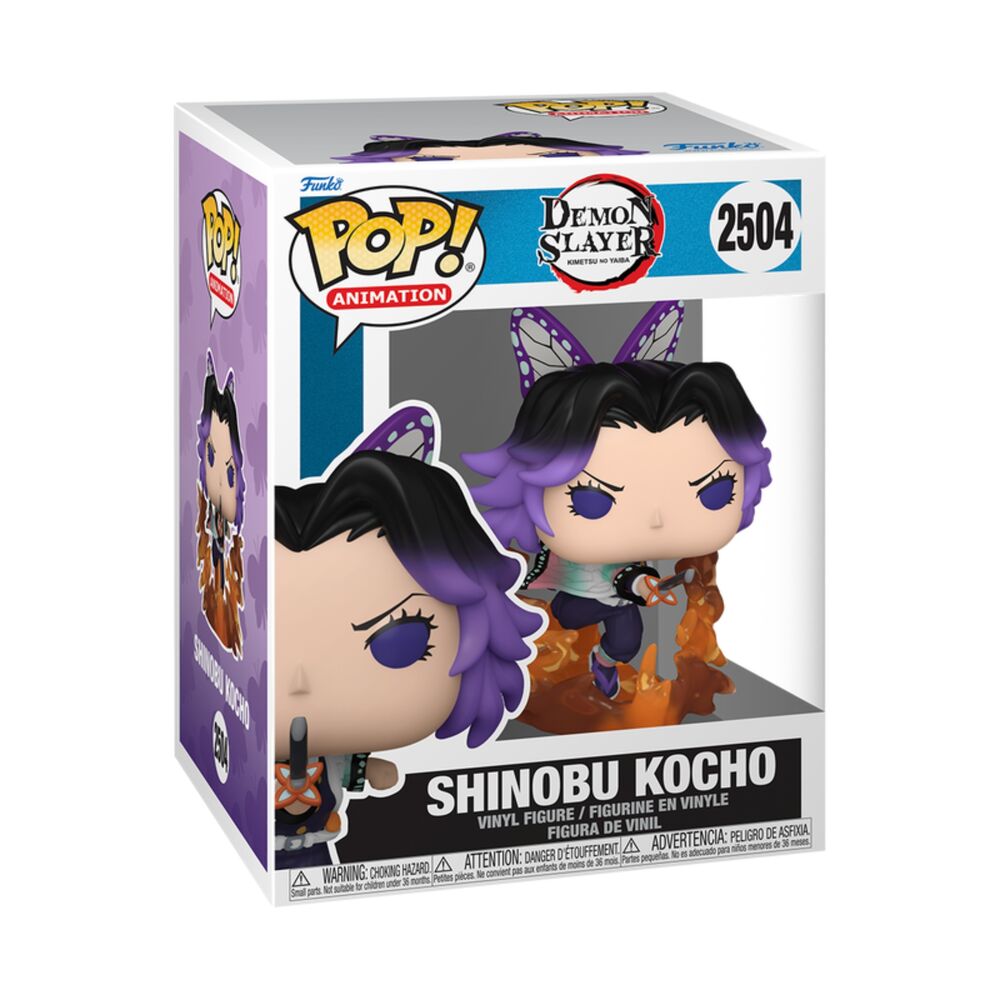Figura Funko POP de Shinobu Kocho de Demon Slayer en caja