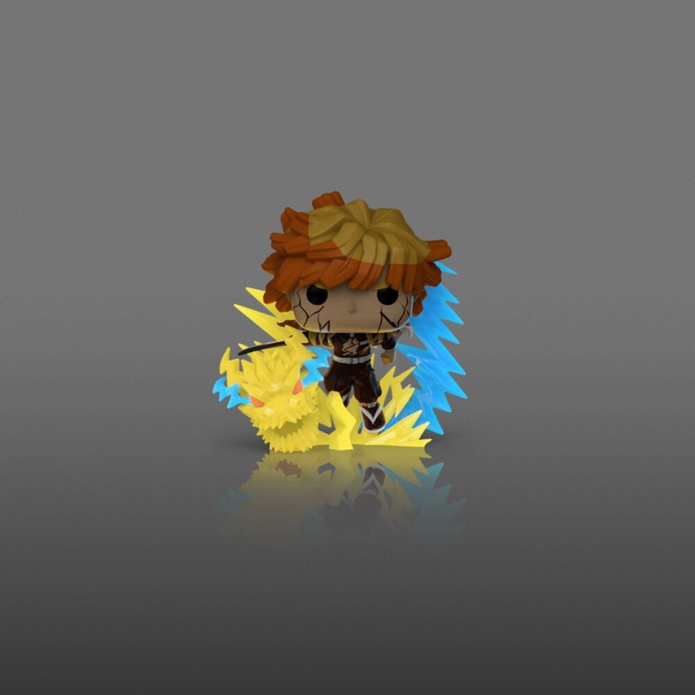 Figura Funko POP! Glow de Zenitsu Agatsuma de Demon Slayer en caja - 3