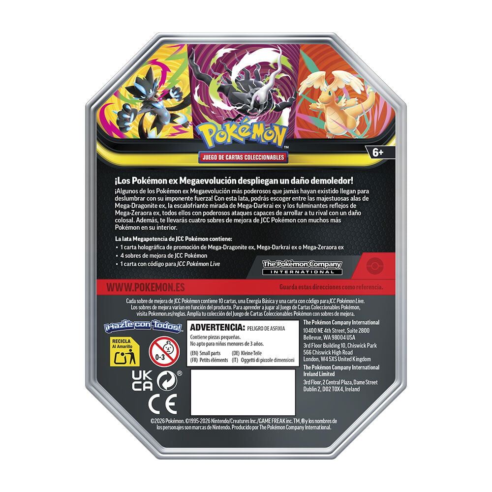 Lata Pokémon TCG Agosto ex con diseño de Pokémon - 4