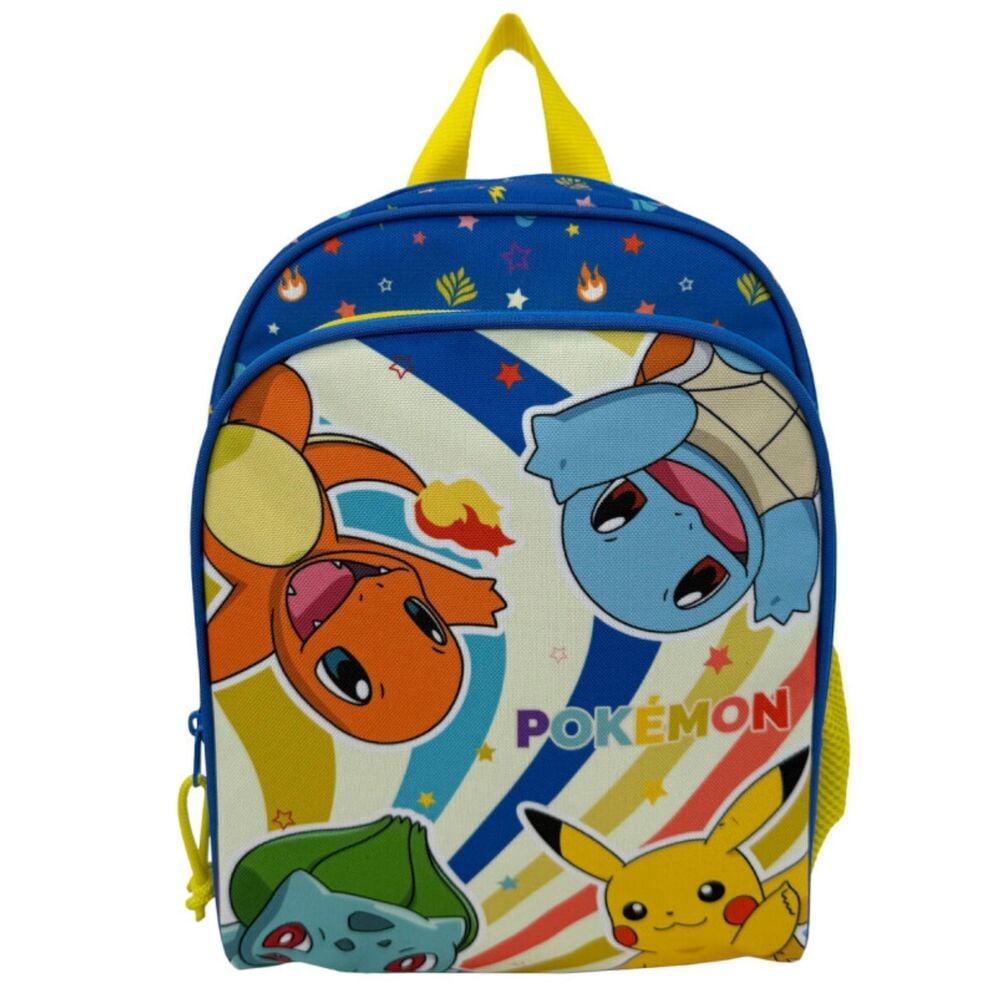 Mochila Pokémon Iris azul con Pikachu y otros personajes