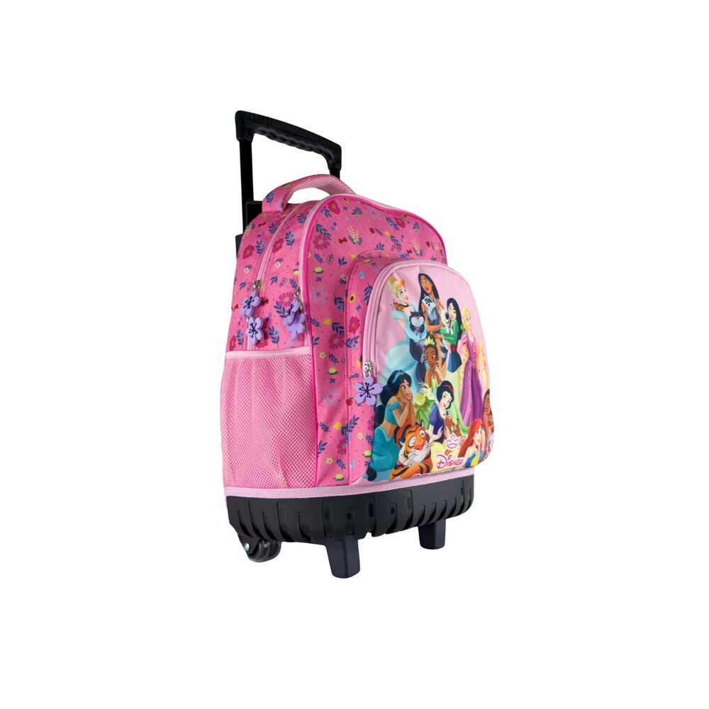 Trolley rosa de Princesas Disney con asa extensible y ruedas - 2