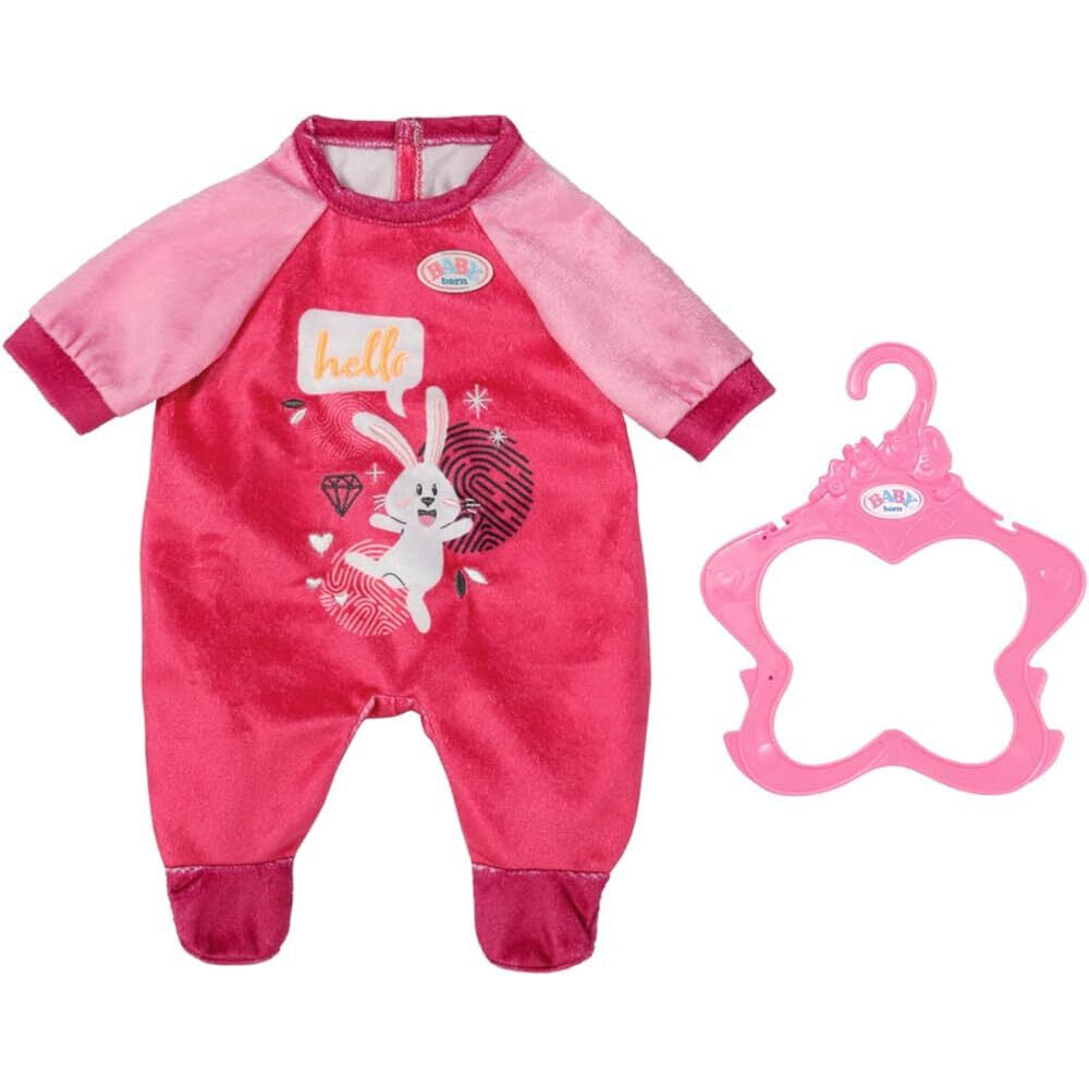 Pijama rosa BABY born con estampado de conejito