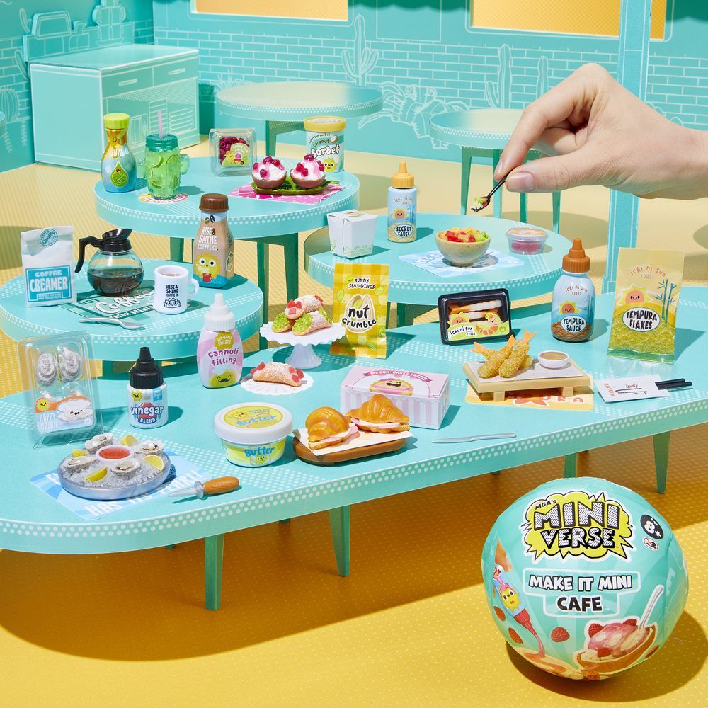 Cápsula MGA Miniverse Make It Mini Cafe Serie 6 con mini postres y accesorios - 2