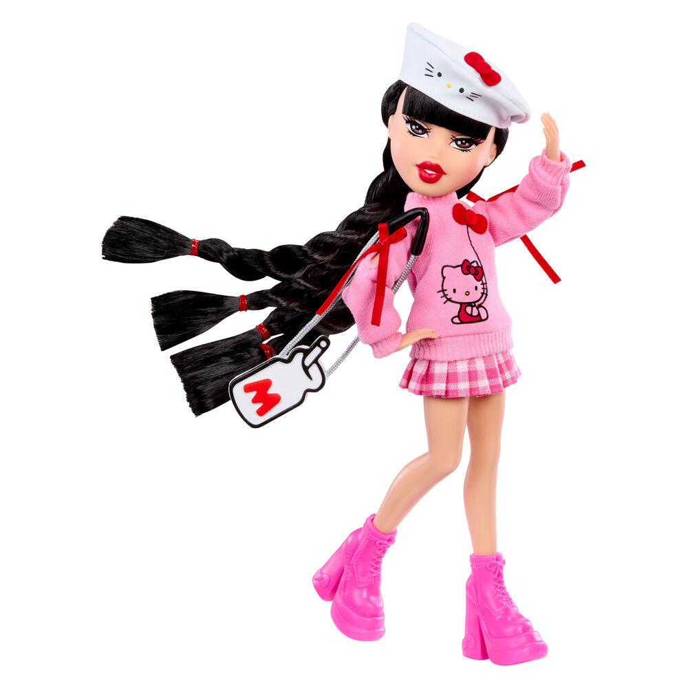 Muñeca Jade Bratz Hello Kitty con conjunto rosa en su caja - 2