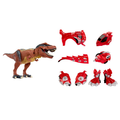 Figura MGA Armorsaurus Ajax T-Rex con armadura mecánica roja - 2