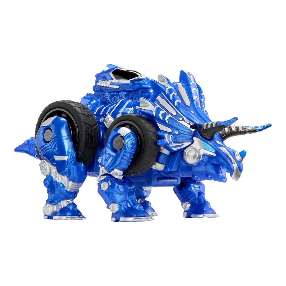Figura azul Cobalt Triceratops Armorsaurs Evolvers de MGA - 2