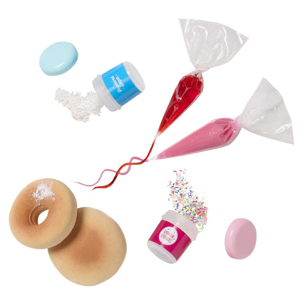Kit Slime Life de MGA para crear un donut rosa glaseado - 3