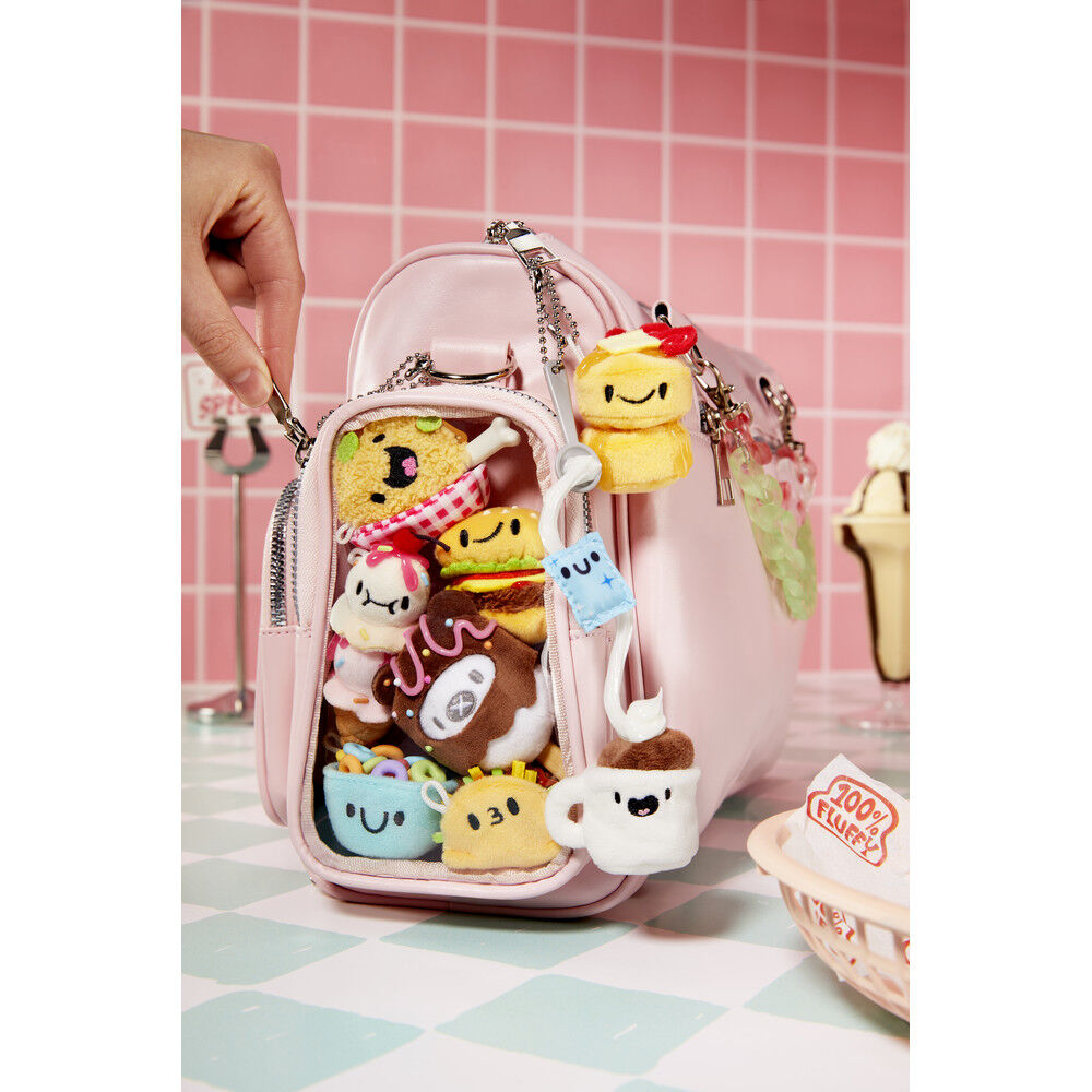 Cápsula MGA Miniverse Make It Mini Plush con mini peluche de hamburguesa - 4