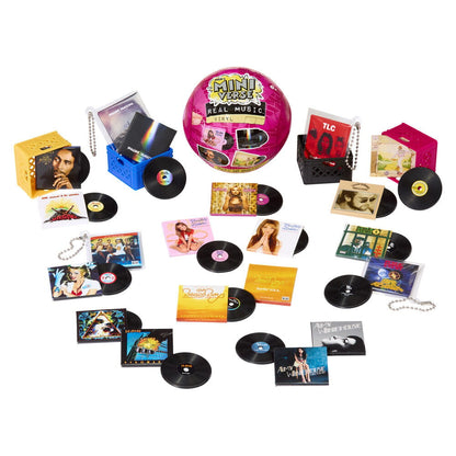 Cápsula sorpresa Miniverse Real Music con mini discos, fundas y cesta - 3
