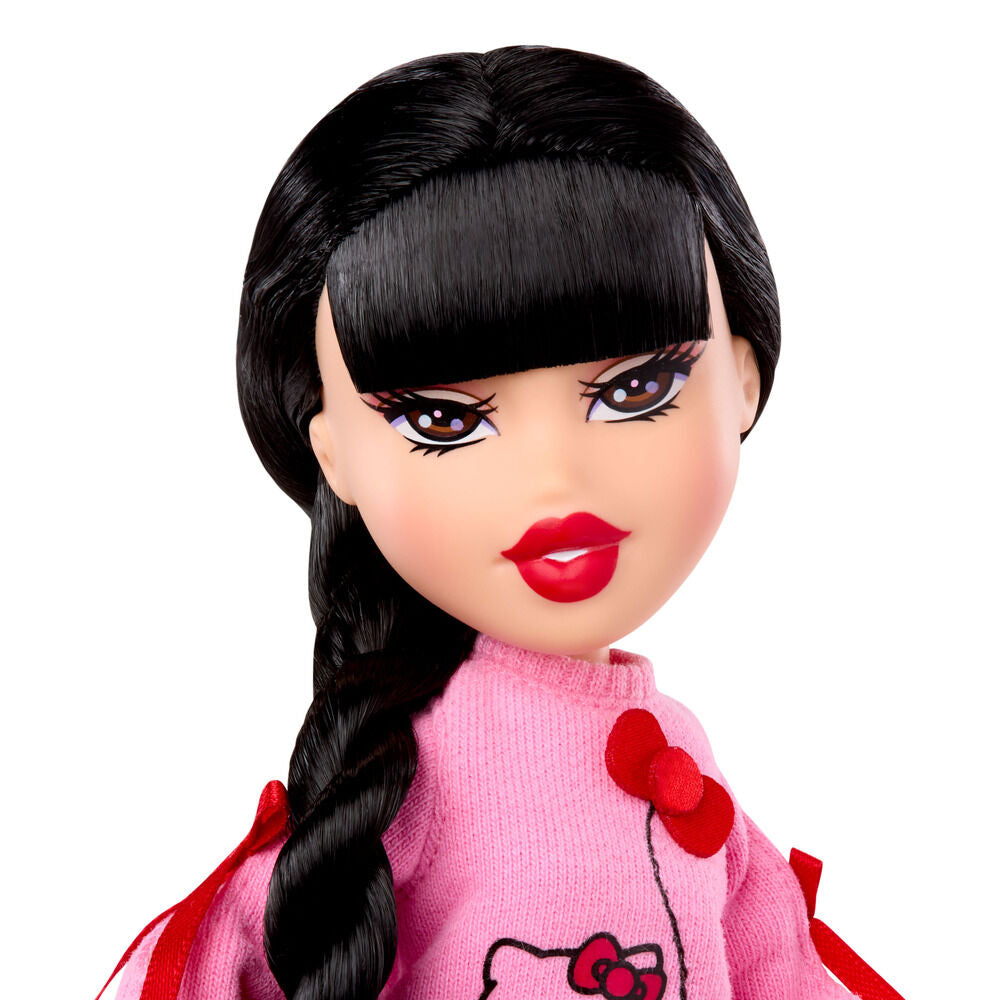Muñeca Jade Bratz Hello Kitty con conjunto rosa en su caja - 6