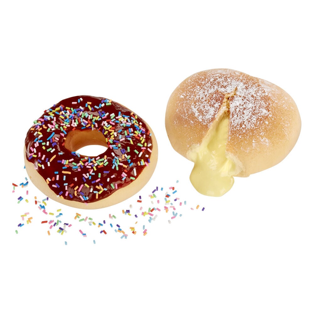 Kit Slime Life de MGA para crear donuts de slime con chocolate y chispas - 9